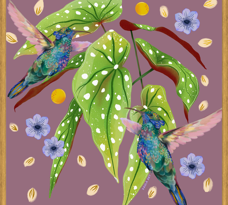 Cuadro Colibris