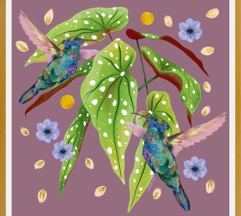 Cuadro Colibris