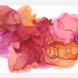 Cuadro Tinta Ink en Rosa
