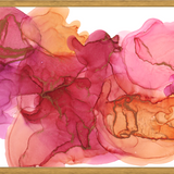 Cuadro Tinta Ink en Rosa