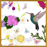 Cuadro Hummingbird and Flowers. Hydrangea, Vanilla, fuchs
