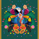 Cuadro Fiesta Tropical