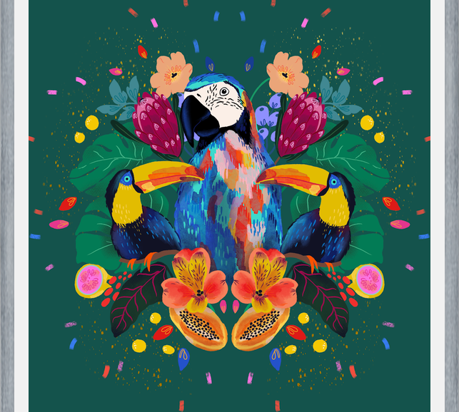 Cuadro Fiesta Tropical