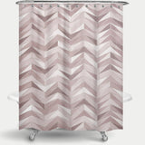 Cortina de Baño Fun Triangles - Rose & Silver