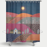 Cortina de Baño Midnight landscape II