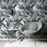 Papel Mural Banana Gris