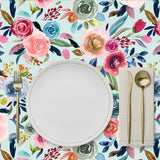 Mantel de Hule Sweet Roses Romance Blue