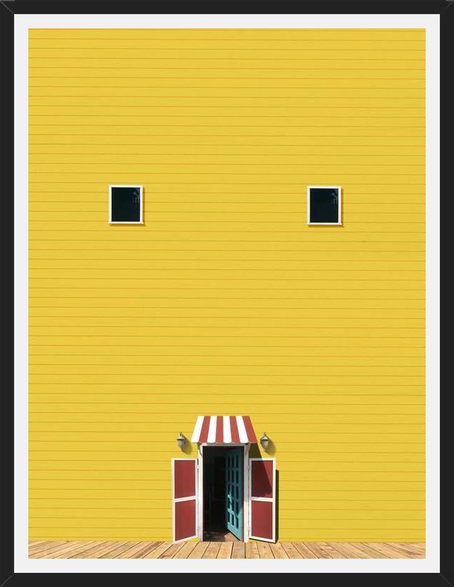 Cuadro Casa amarilla
