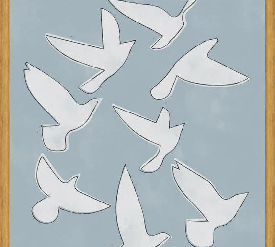 Cuadro Flock
