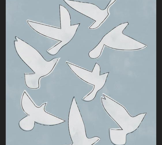 Cuadro Flock