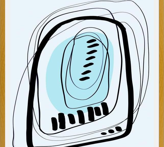 Cuadro Modern minimal forms 31