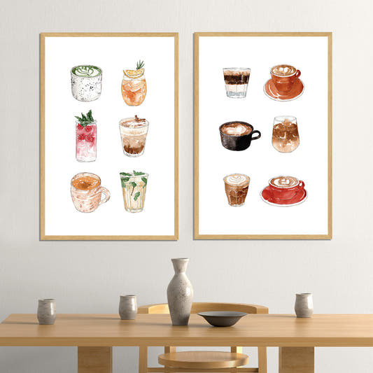 Set de Cuadros Coffee or Tea