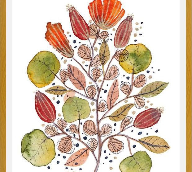 Cuadro Modern watercolor botanicals 5