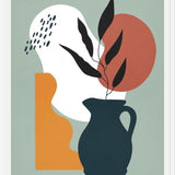 Cuadro Abstract Shapes Floral 2