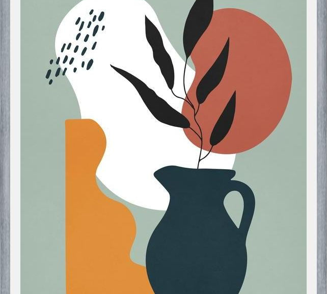 Cuadro Abstract Shapes Floral 2