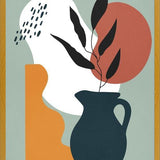 Cuadro Abstract Shapes Floral 2