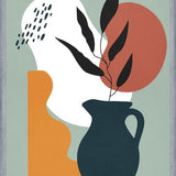 Cuadro Abstract Shapes Floral 2