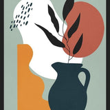 Cuadro Abstract Shapes Floral 2