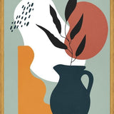 Cuadro Abstract Shapes Floral 2