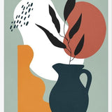 Cuadro Abstract Shapes Floral 2