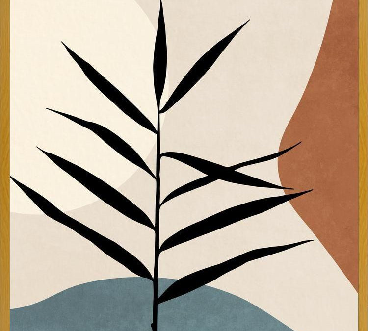 Cuadro Abstract Leaf