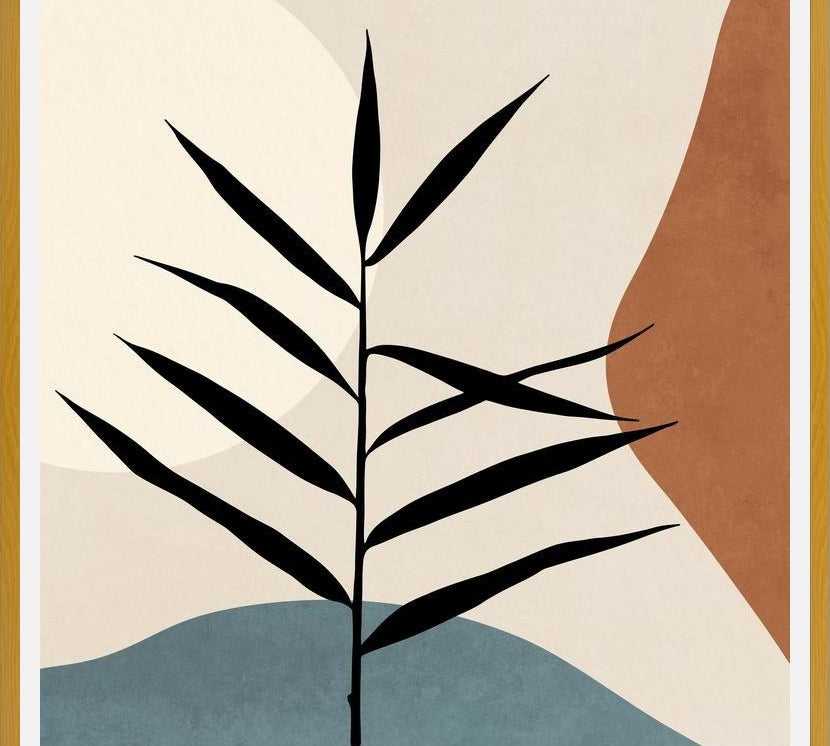 Cuadro Abstract Leaf