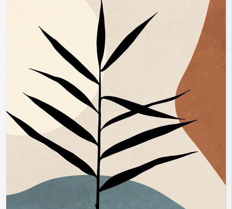 Cuadro Abstract Leaf