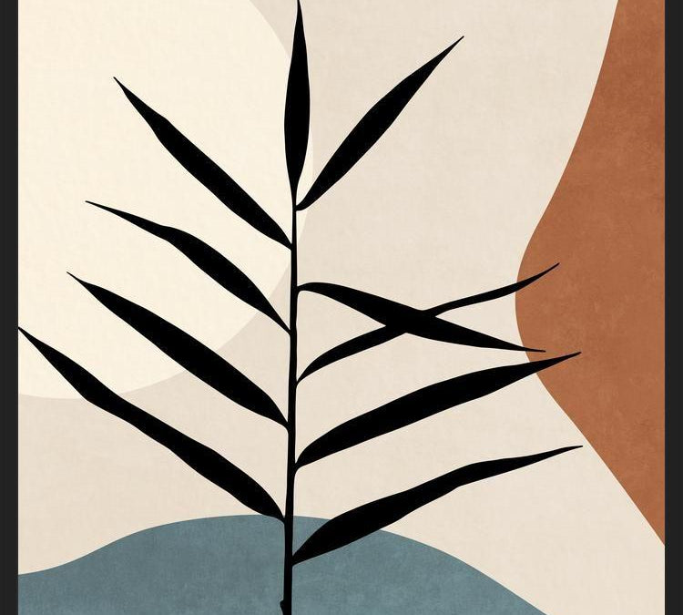 Cuadro Abstract Leaf