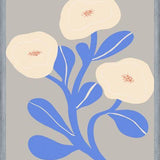 Cuadro Abstract Floral Blue 2