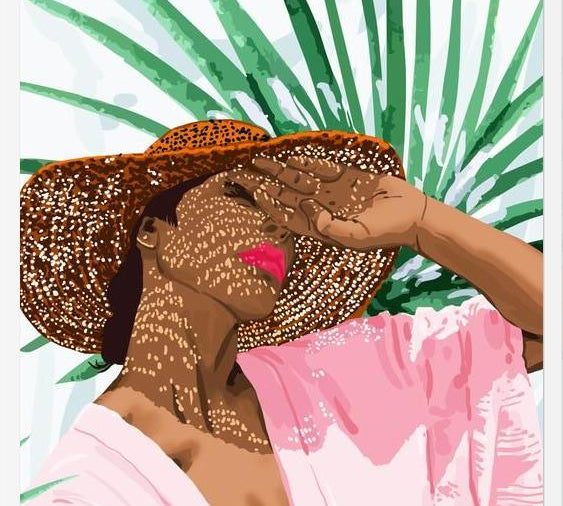 Cuadro Sunshine in My Soul, Black Woman