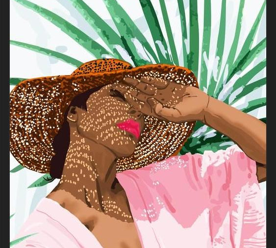 Cuadro Sunshine in My Soul, Black Woman