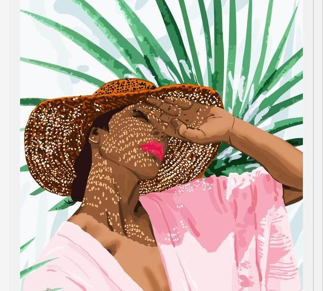Cuadro Sunshine in My Soul, Black Woman