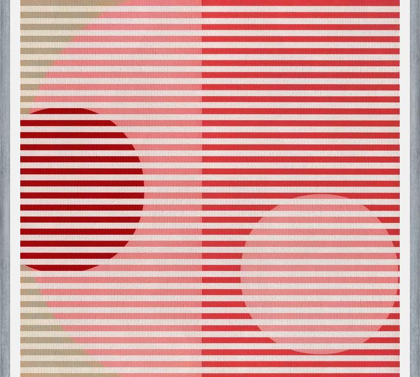 Cuadro Stripes & Circles 1
