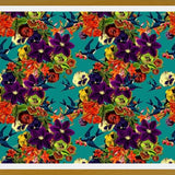 Cuadro Spring Swallow Floral Teal