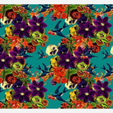 Cuadro Spring Swallow Floral Teal