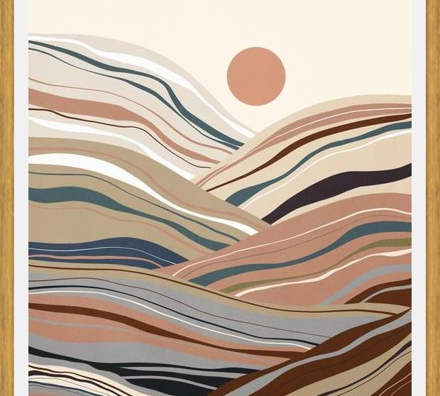 Cuadro Mineral inspired landscapes 1