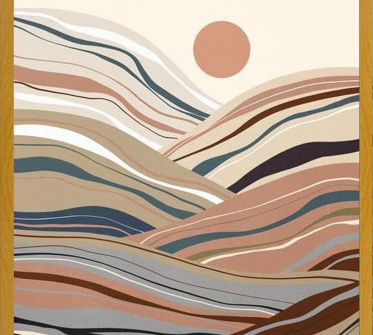Cuadro Mineral inspired landscapes 1
