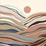 Canvas Mineral inspired landscapes 1