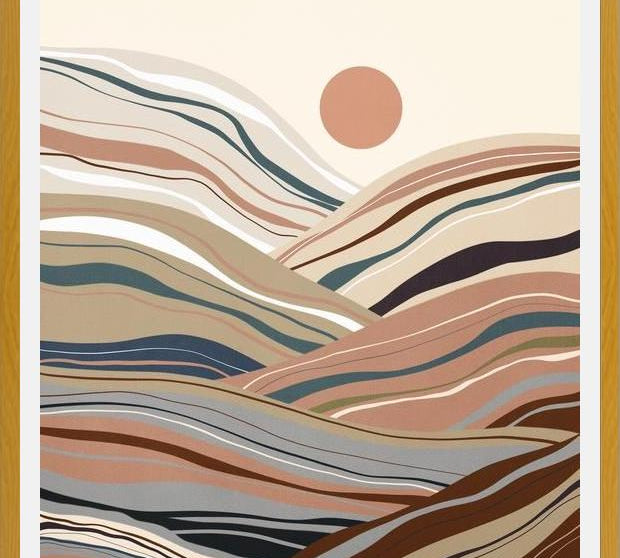 Cuadro Mineral inspired landscapes 1