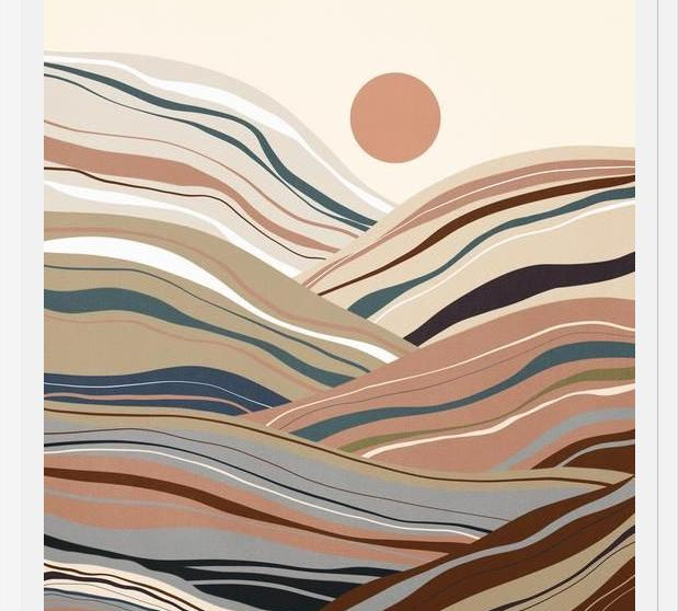 Cuadro Mineral inspired landscapes 1