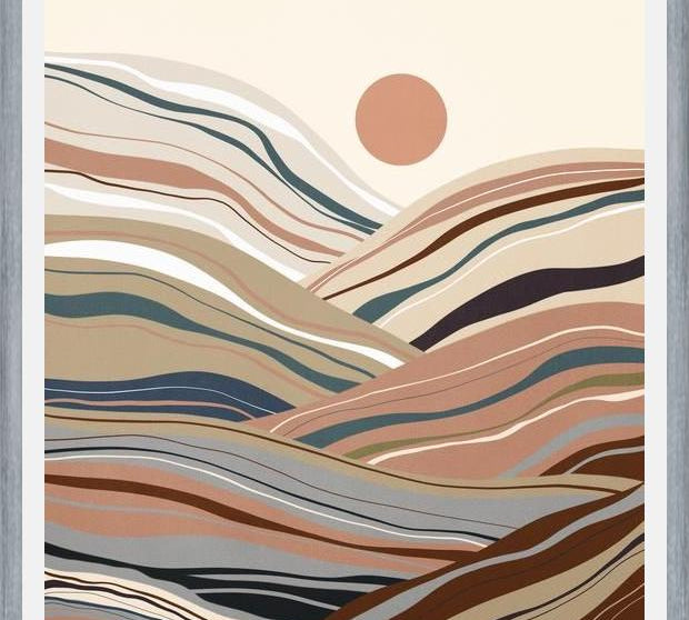 Cuadro Mineral inspired landscapes 1