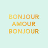 Canvas Bonjour Amour Bonjour