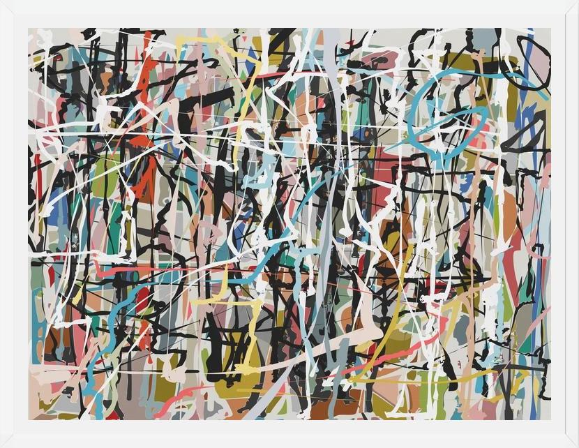 Cuadro Pollock wink 6