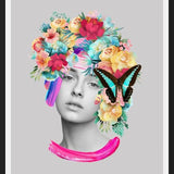 Cuadro The Girl and the Butterfly