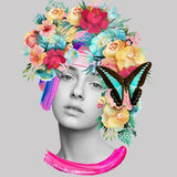 Canvas The Girl and the Butterfly