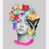 Cuadro The Girl and the Butterfly