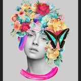 Cuadro The Girl and the Butterfly