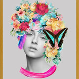 Cuadro The Girl and the Butterfly