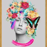 Cuadro The Girl and the Butterfly