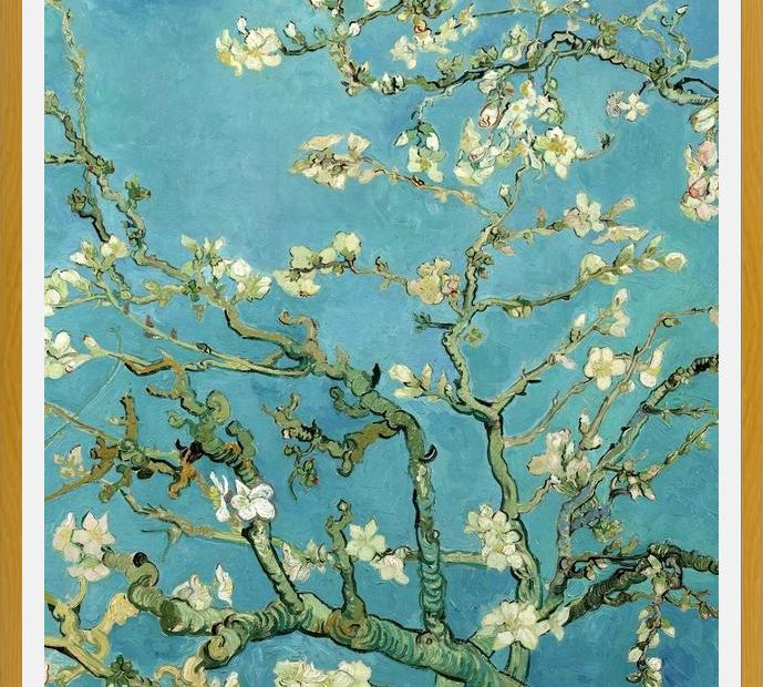 Cuadro "Almendro en flor" Vincent Van Gogh (1890)